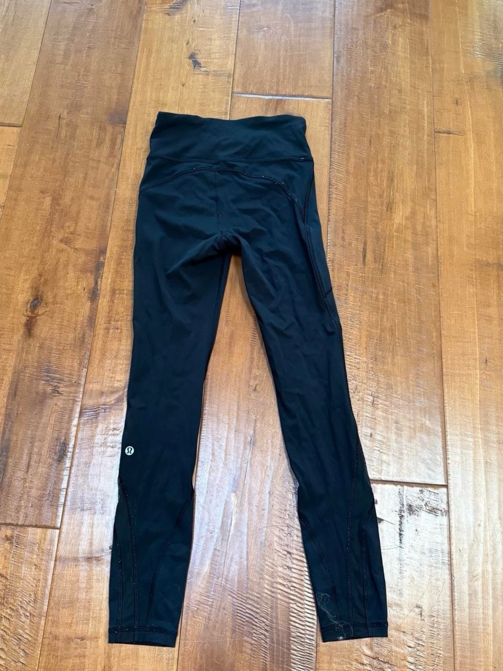 lululemon athletica Mesh Black Athletic Leggings
